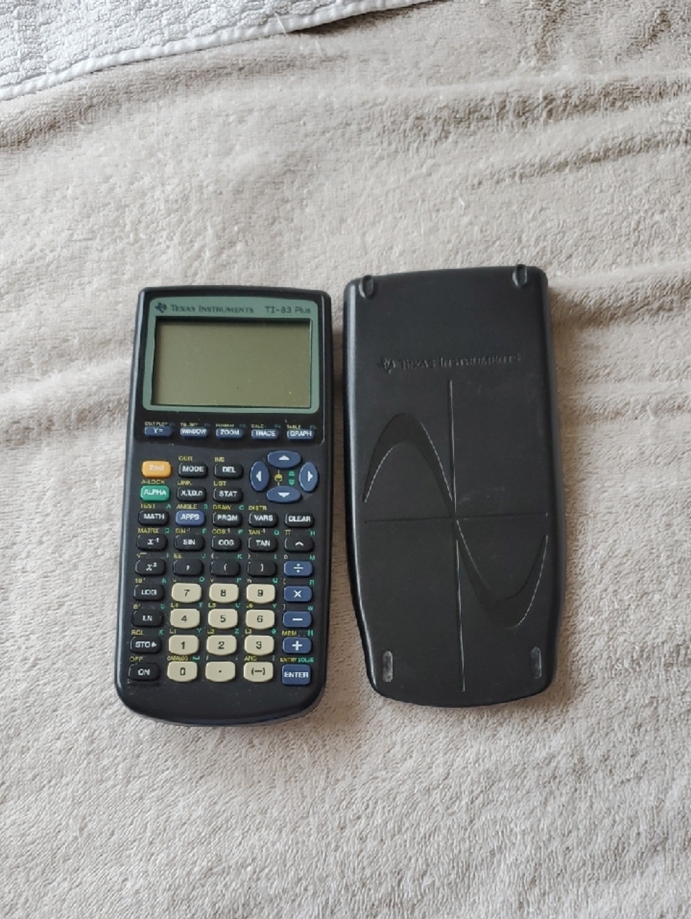 Texas Instruments TI-83 Plus Scientific Stats Calculator With Case